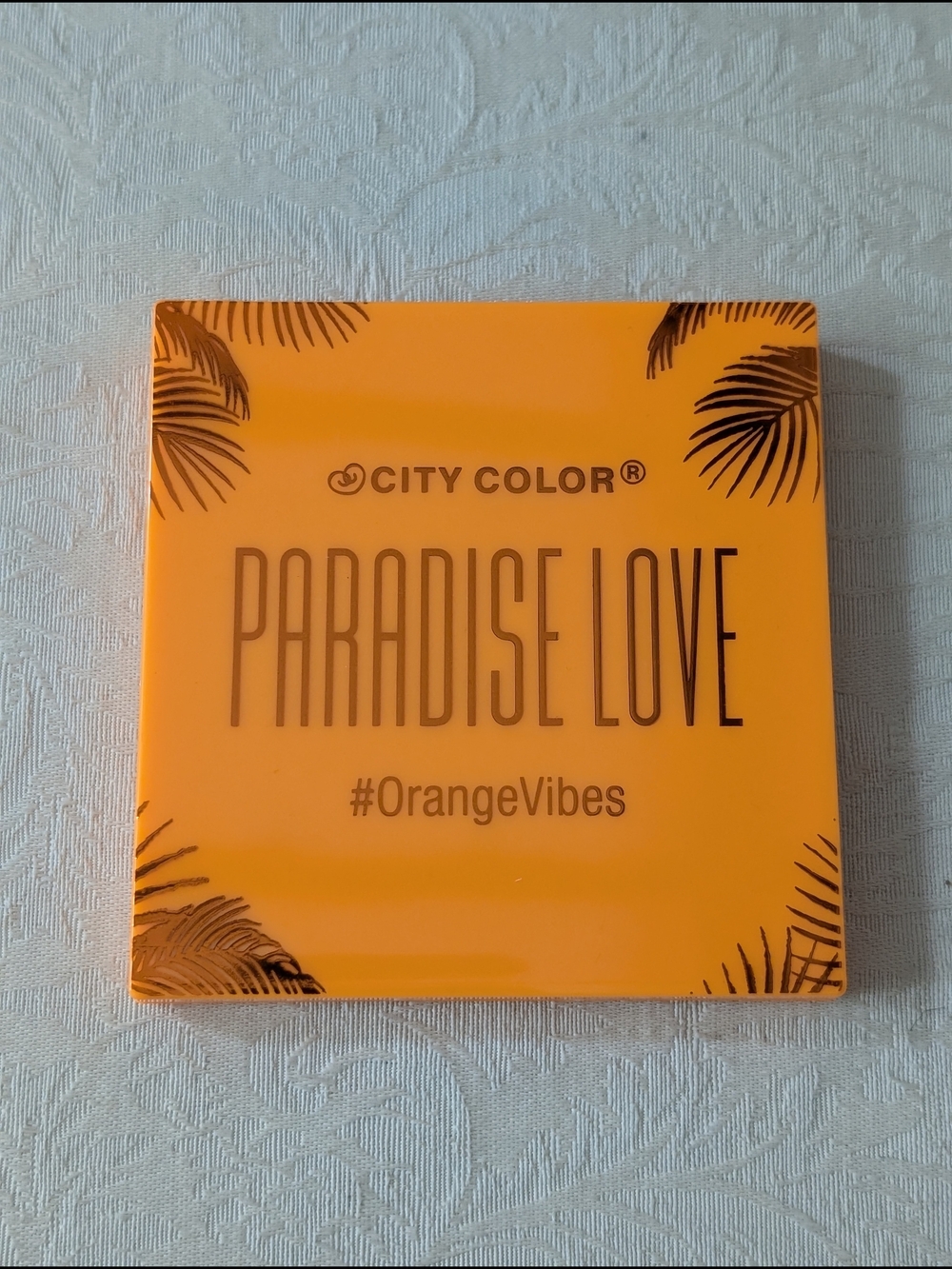 CITY COLOR Paradise Love #OrangeVibes Pressed Powder Palette Cruelty-Free 0.38oz